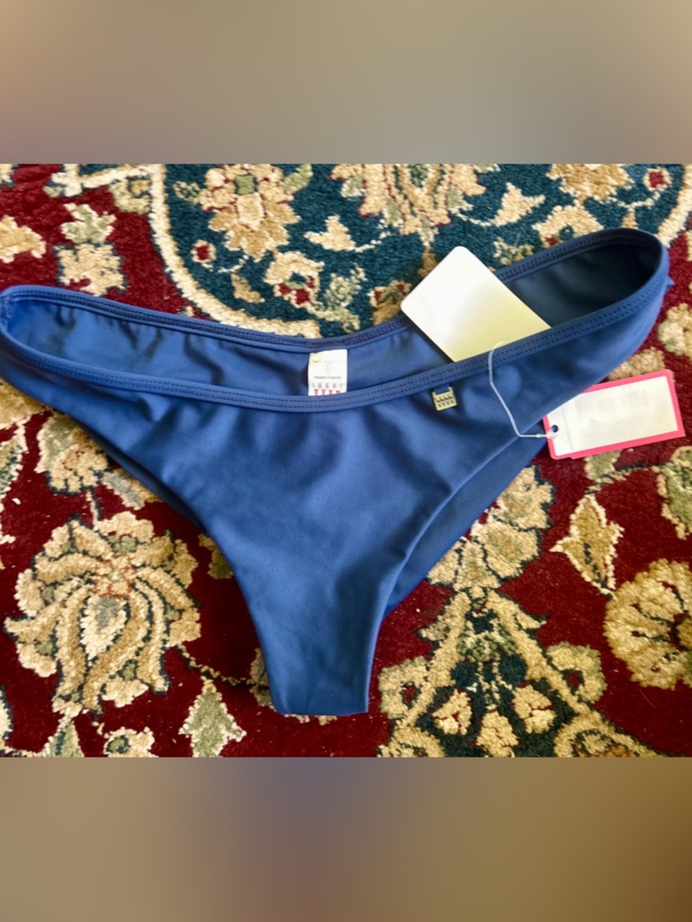 WICKED WEASEL. Sleek Deep Blue Bikini Bottom - Women's Swimwear